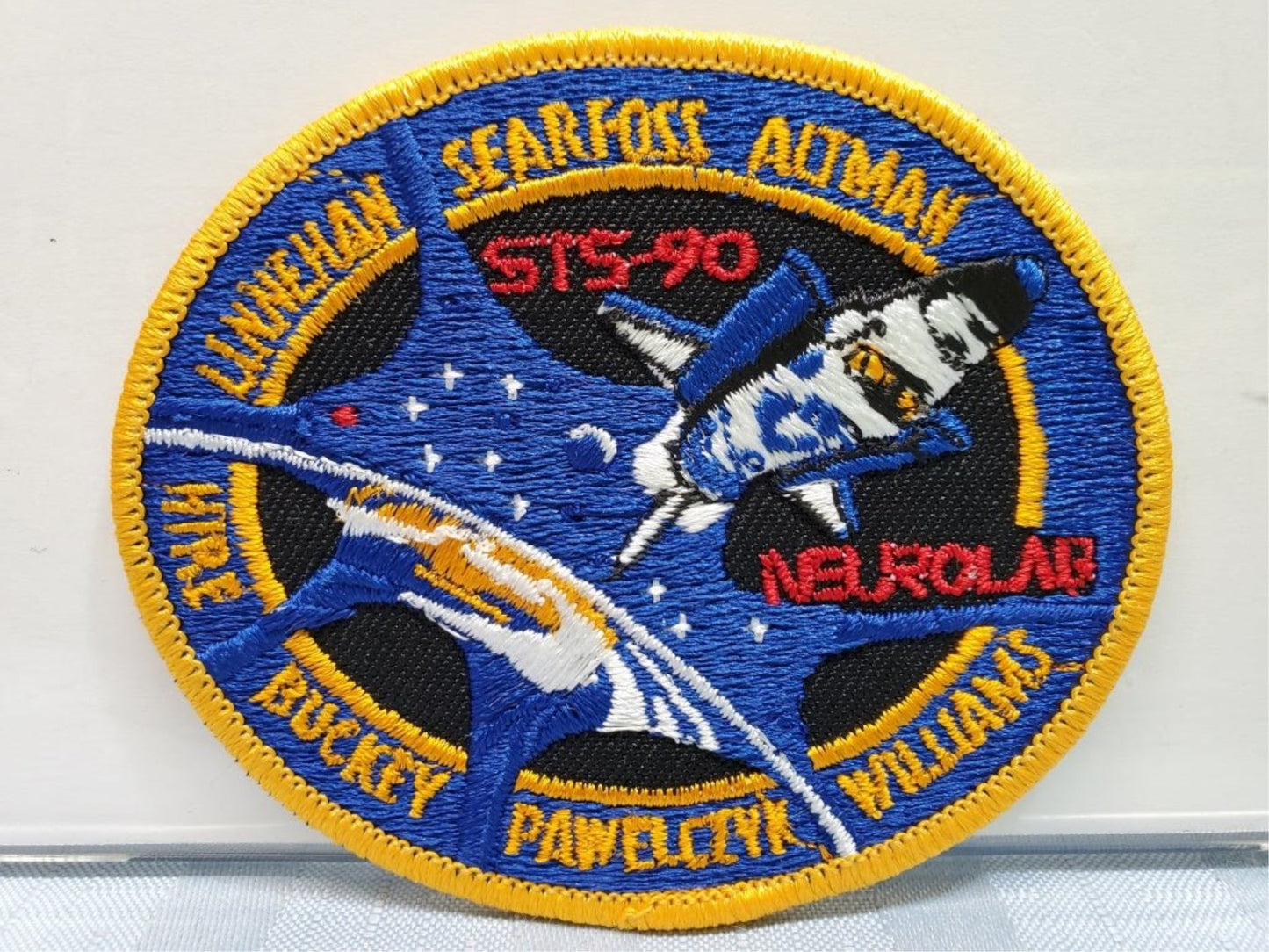 NASA Patch STS - 90 Neurolab Buckey Altman Williams Linnehan Hire + - Unique Collectibles