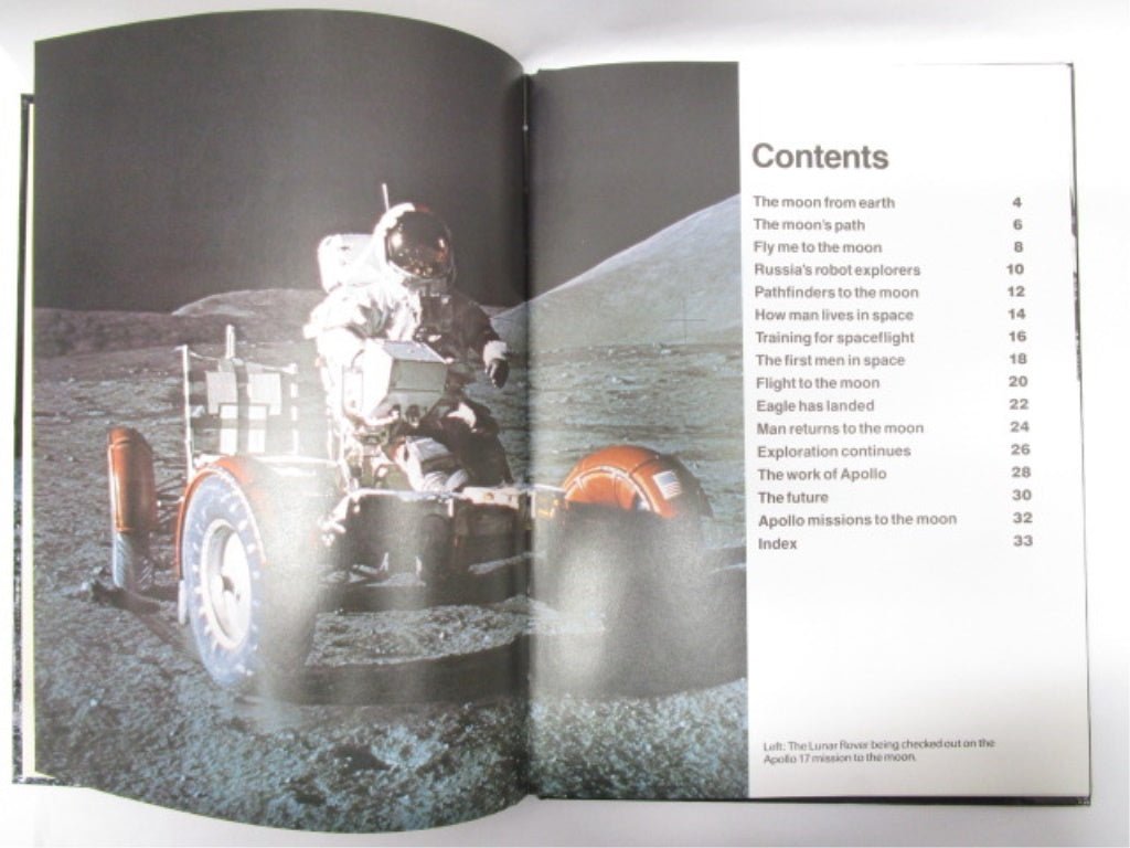 Man and the Moon 1979 Hardcover by John Becklake - Unique Collectibles
