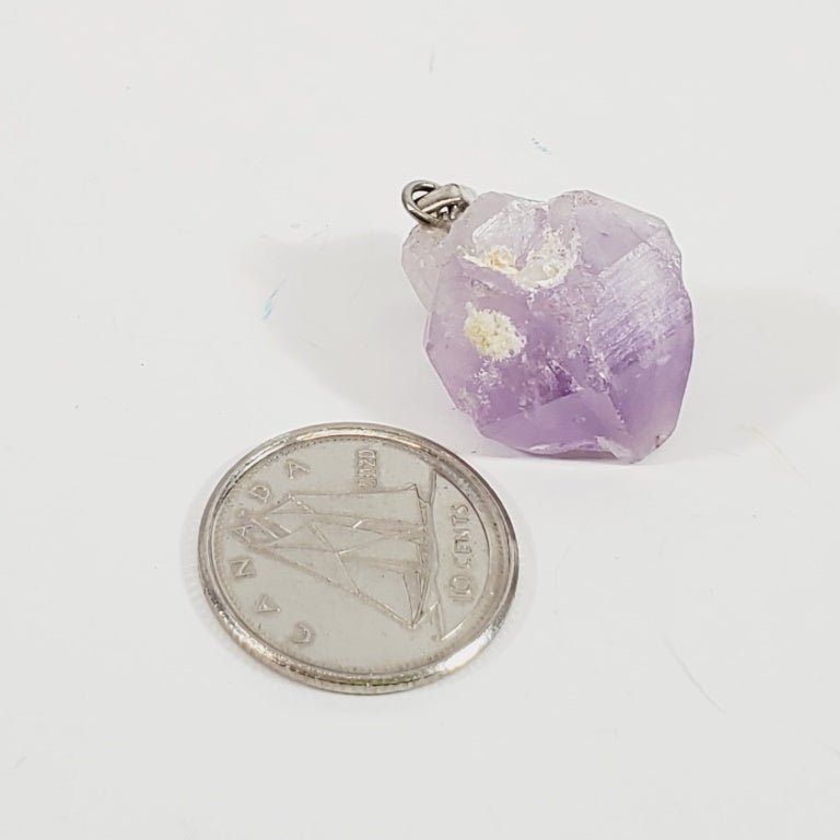 Purple Agate Pendant - Unique Collectibles