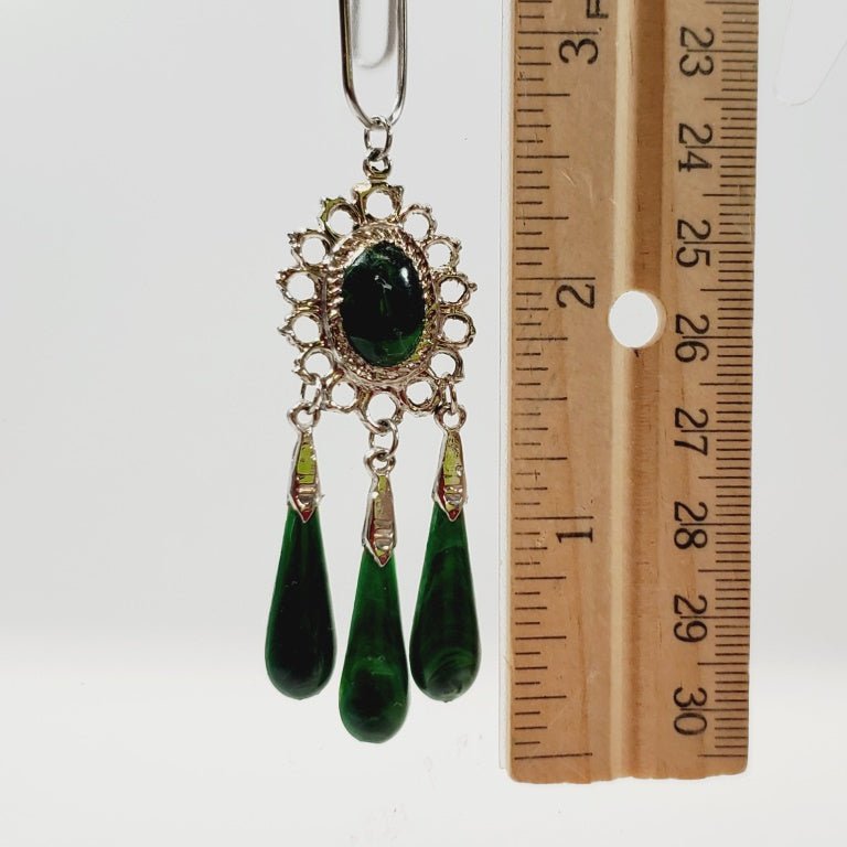 Vintage Green Pendant - Unique Collectibles