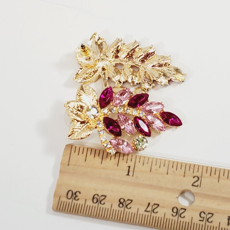 Fancy Crystal Pierced Earrings - Unique Collectibles
