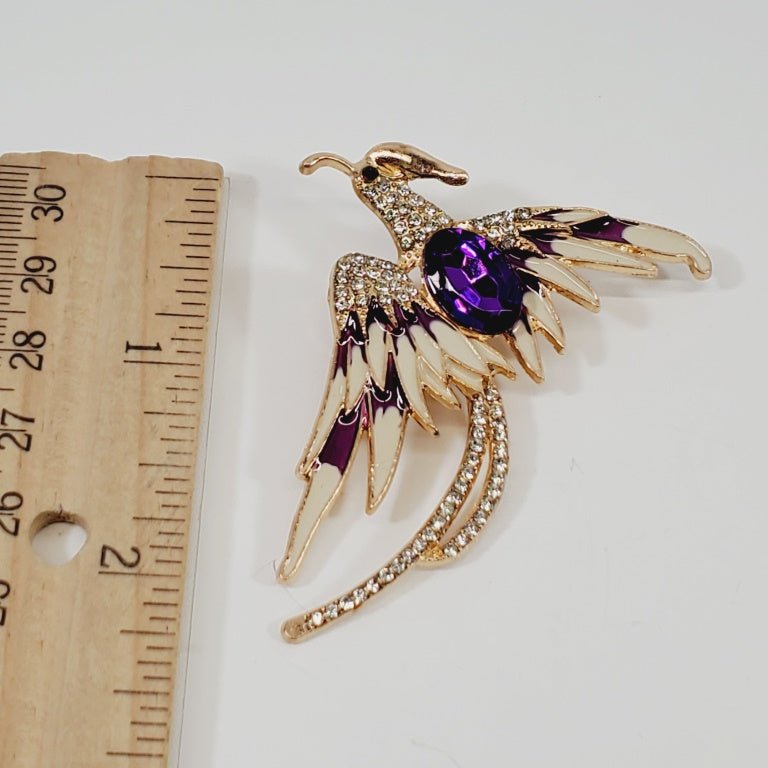 Fancy Bird Brooch - Unique Collectibles