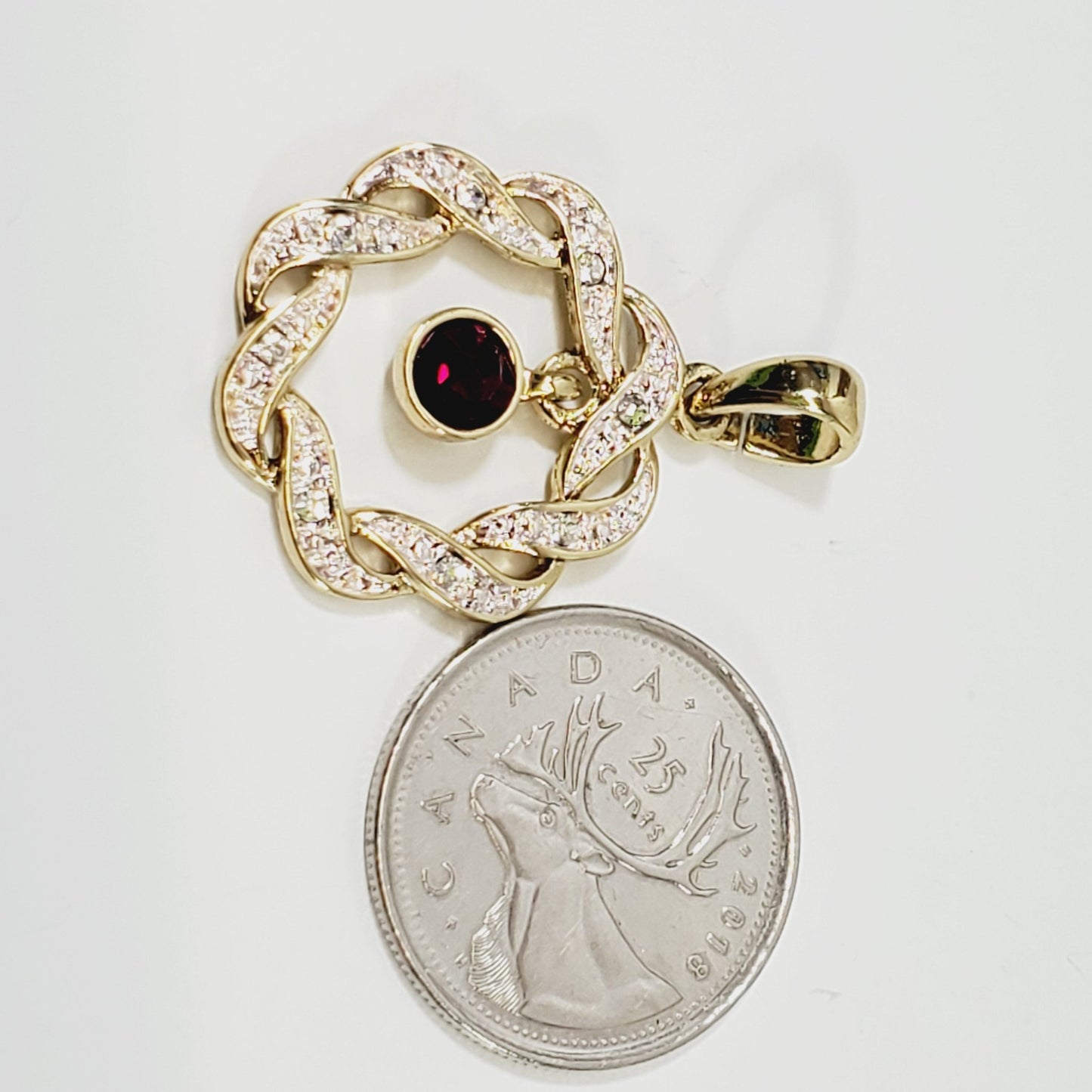 Red Crystal Pendant - Unique Collectibles