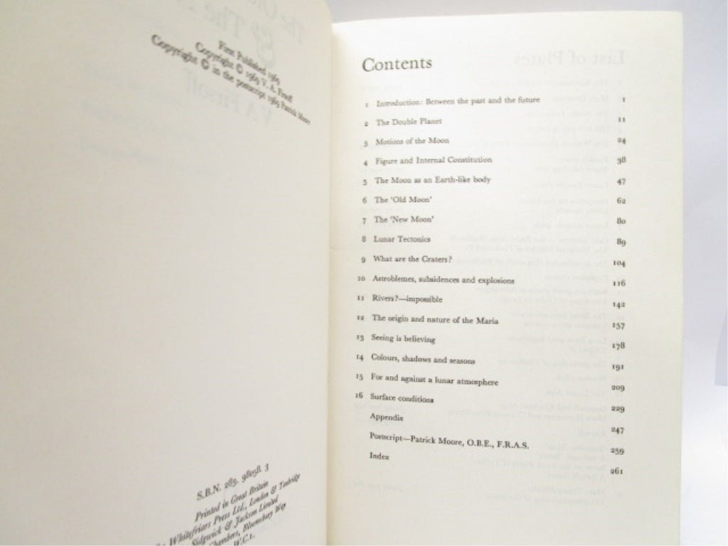 The Old Moon & the New 1969 by V. A. Firsoff - Unique Collectibles