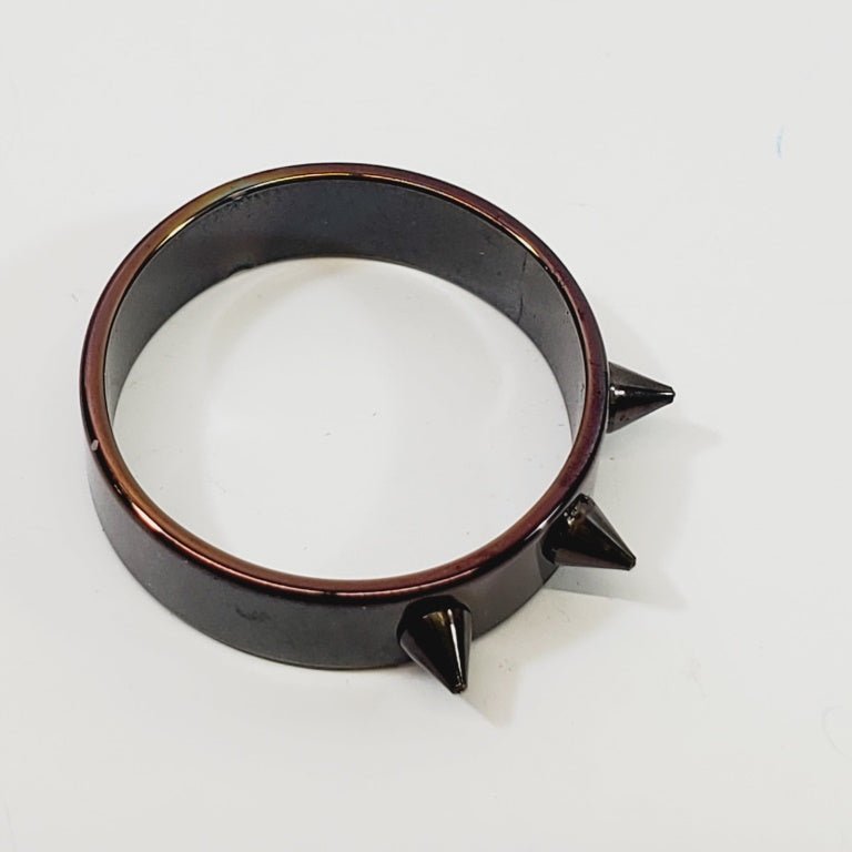 Punk Rock Stainless Steel Heavy Black Ring Size 8.5 - Unique Collectibles