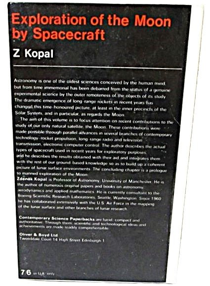 1968 Exploration of the Moon Spacecraft by Z Kopal - Unique Collectibles