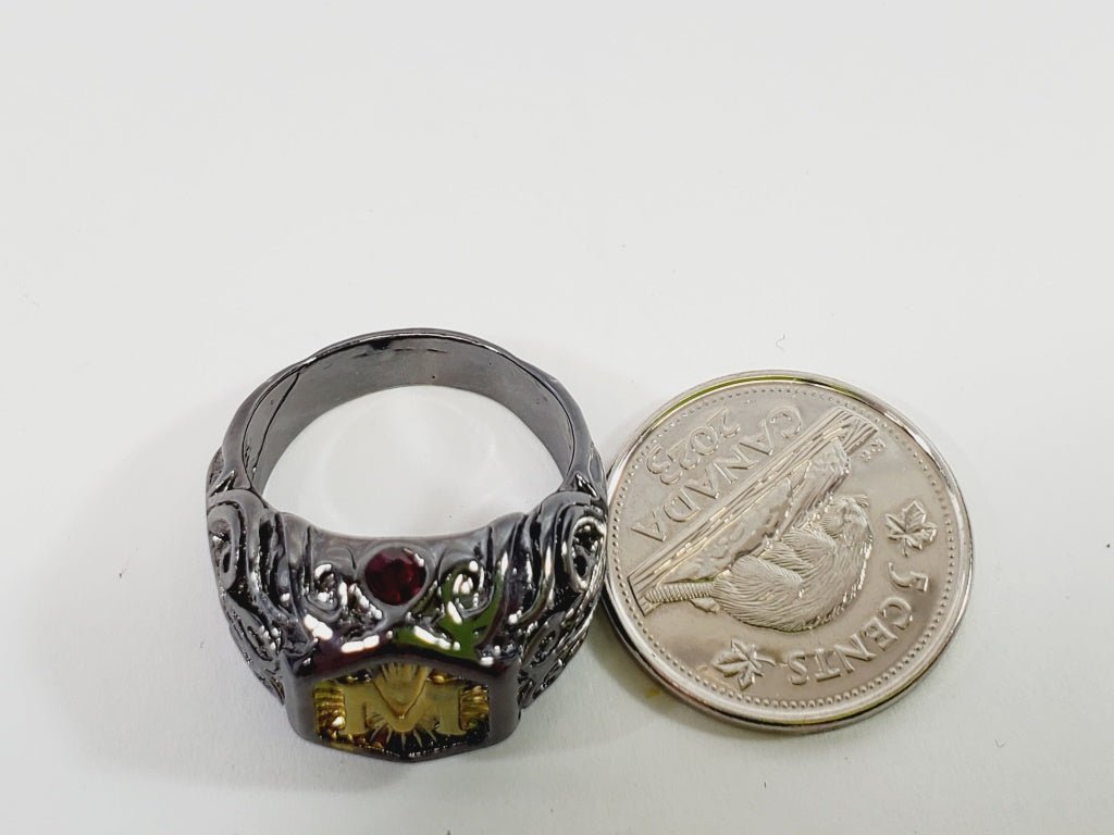 Monogrammed M Men's Ring Size 9 - Unique Collectibles