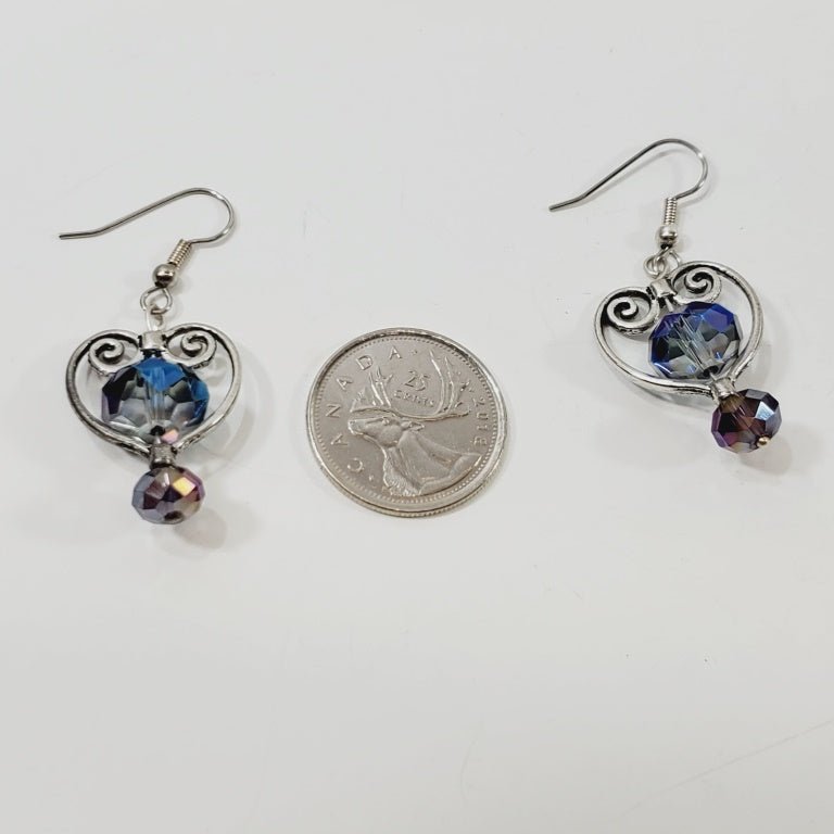 Heart Crystal Earrings - Unique Collectibles