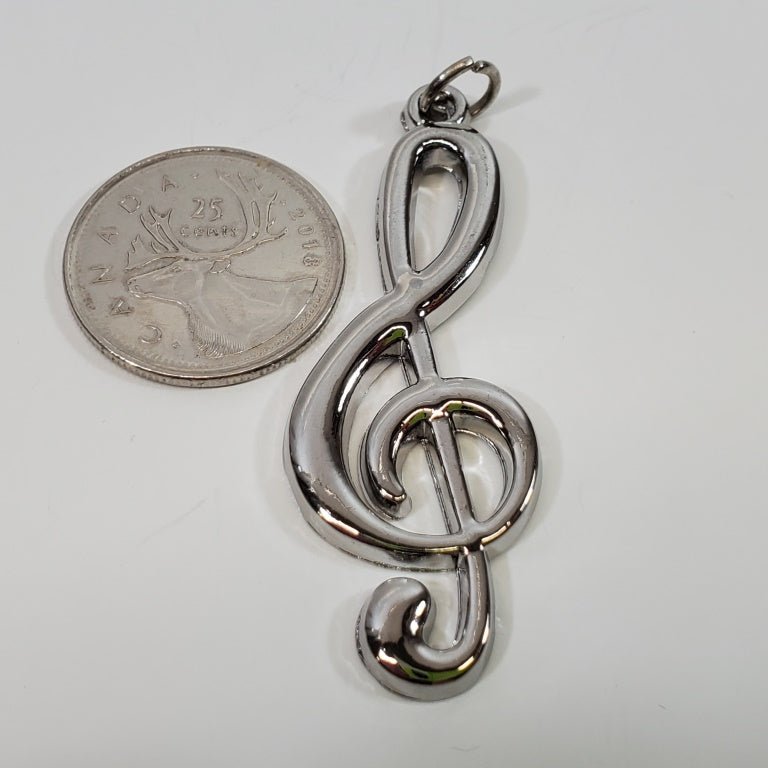 Music Note Treble Clef Pendant - Unique Collectibles
