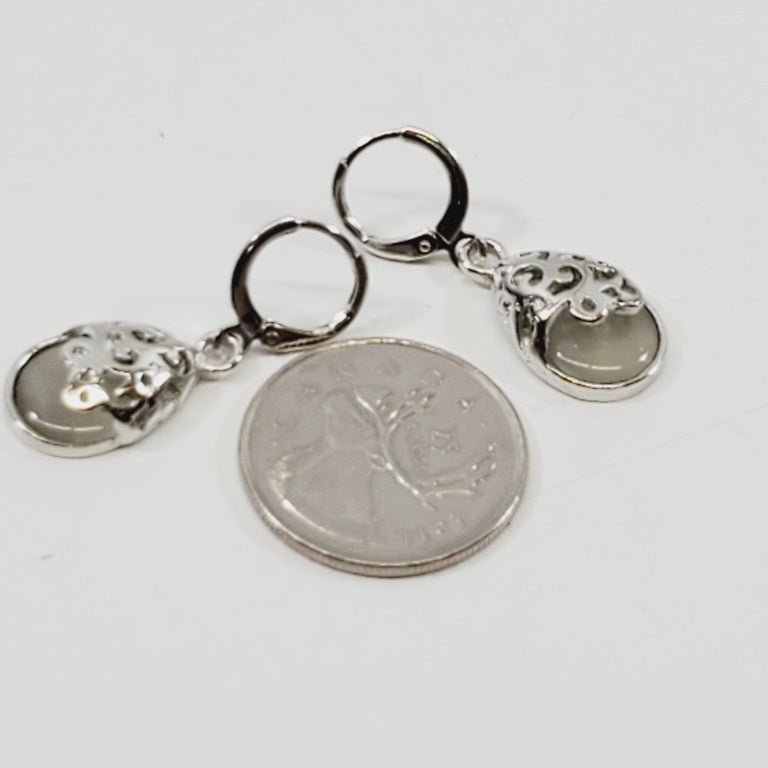 Butterfly Overlaid Earrings - Unique Collectibles