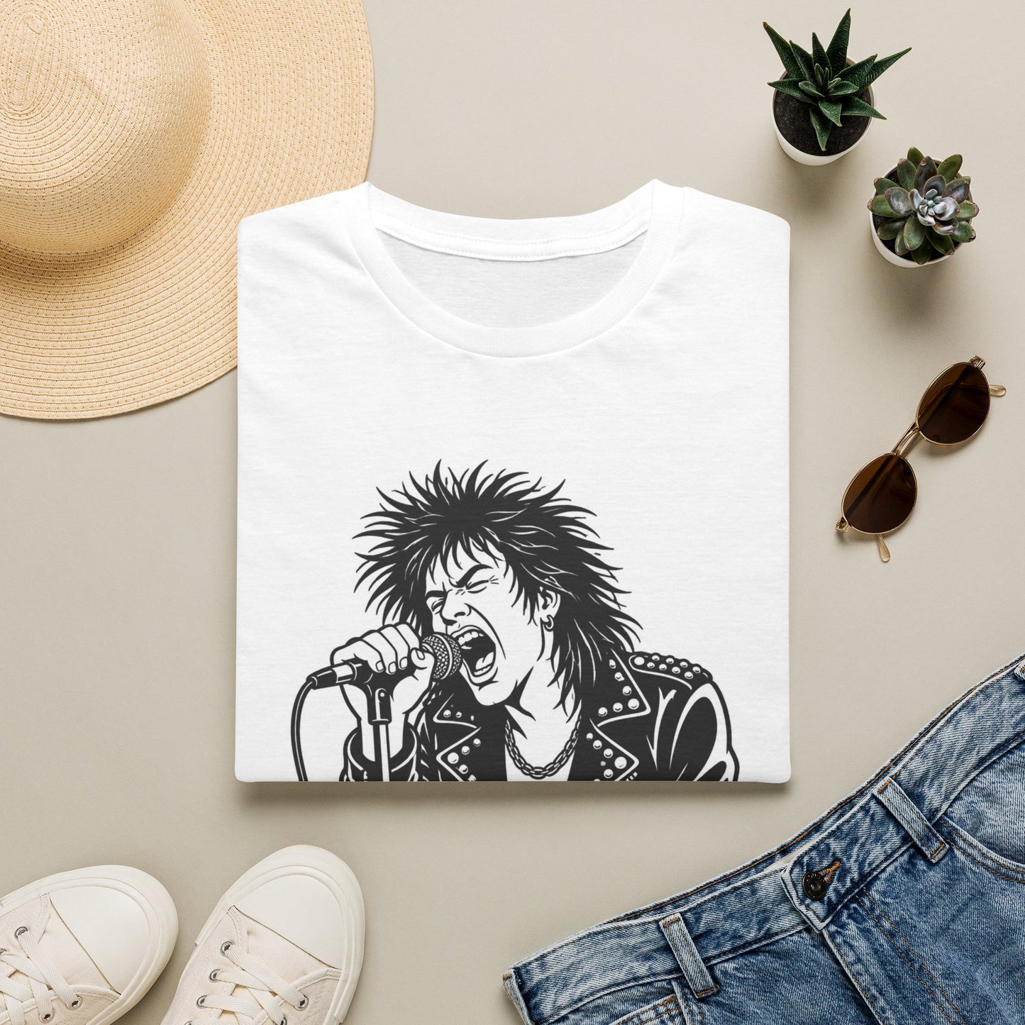 Keep Calm and Blame the Singer T-Shirt | Punk Rock Graphic Tee