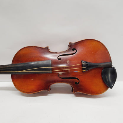 Antique Copy Of Antonius Stradivarius Vioin with Nippon Bow & Black Case