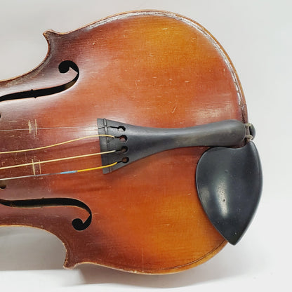 Antique Copy Of Antonius Stradivarius Vioin with Nippon Bow & Black Case