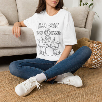 Keep Calm and Blame the Drummer T-Shirt