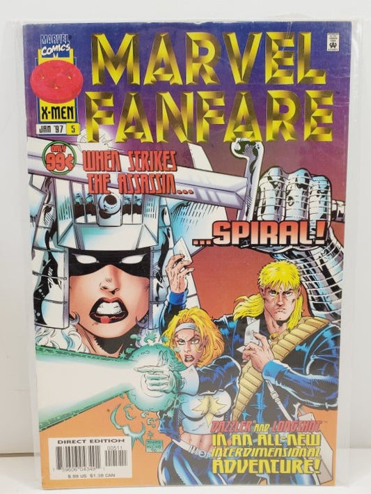 #5 Marvel Fanfare 99¢ Direct Edition Marvel Comics
