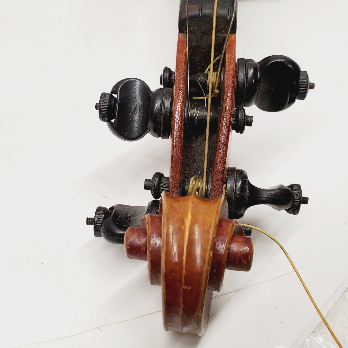 Antique Copy Of Antonius Stradivarius Vioin with Nippon Bow & Black Case