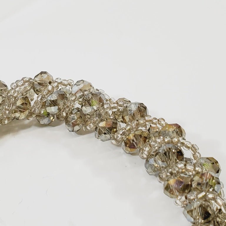Vintage Crystal Bracelet Magnetic Closure - Unique Collectibles