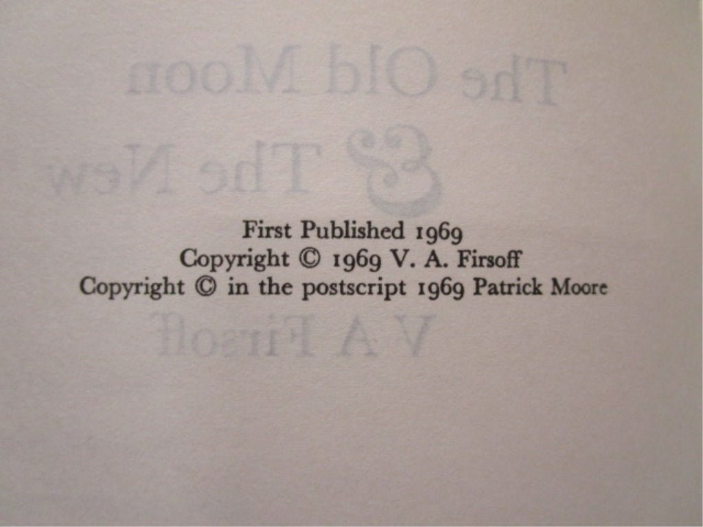 The Old Moon & the New 1969 by V. A. Firsoff - Unique Collectibles