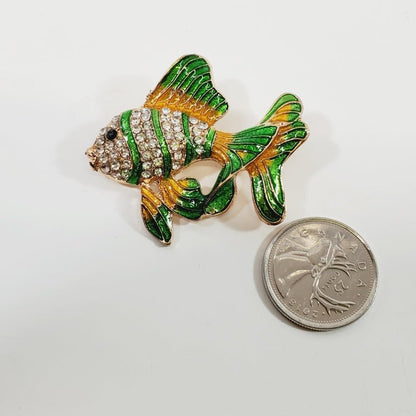 Decorative Fancy Fish Brooch - Unique Collectibles