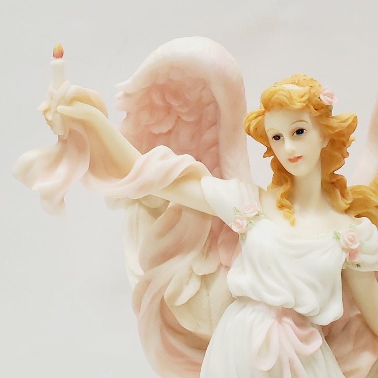 Seraphim Classics Angel by Roman Hope "Light in the Distance" Breast Cancer - Unique Collectibles