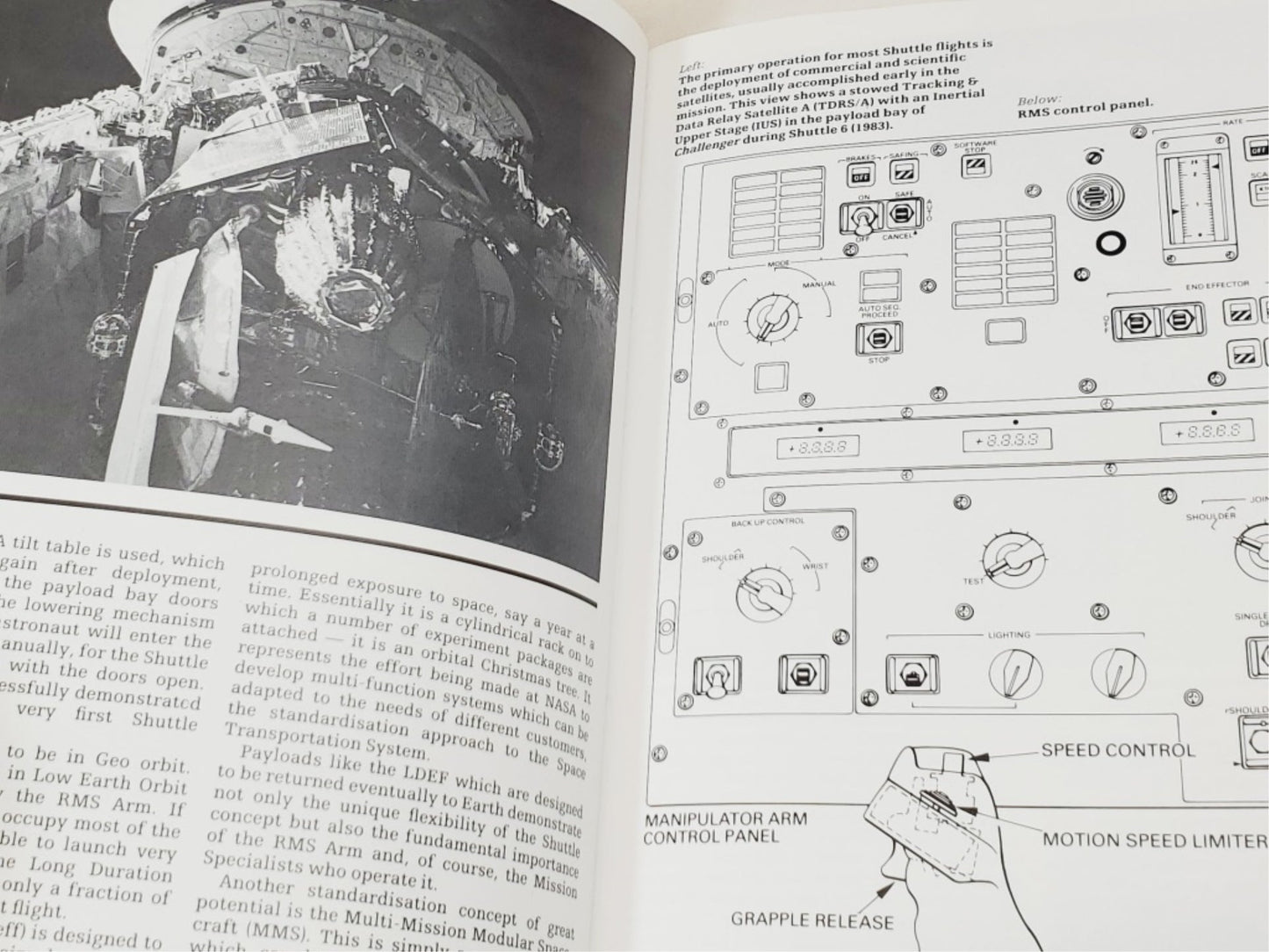 BOOK NASA Space Shuttle: From the Flightdeck by H.R. Siepmann & D.J. Shayle - Unique Collectibles