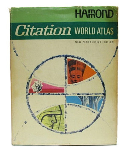 Citation World Atlas New Perspective Edition 1966 by Hammond - Unique Collectibles