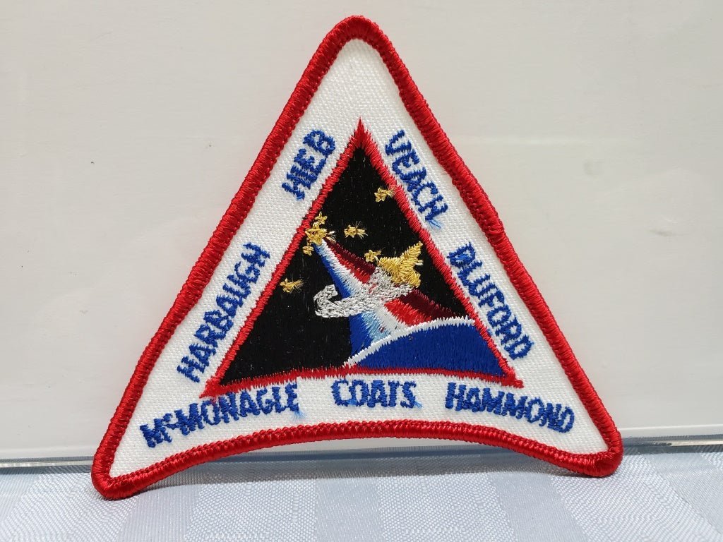 NASA Patch Harbaugh McMonagle Bluford Veach Coats Hammond Hieb - Unique Collectibles