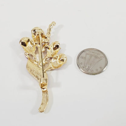 Flower Enamel Brooch - Unique Collectibles