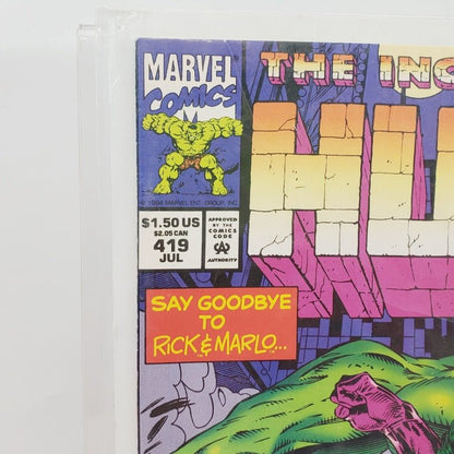 419 The Incredible Hulk Marvel Comics - Unique Collectibles