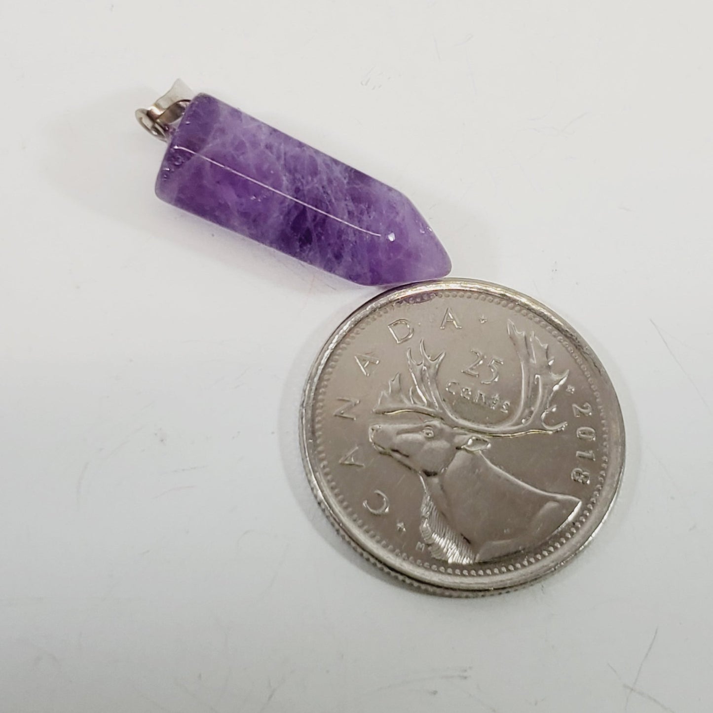 Amethyst Pendulum Pendant - Unique Collectibles