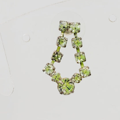Vintage Rhinestone Earrings - Unique Collectibles