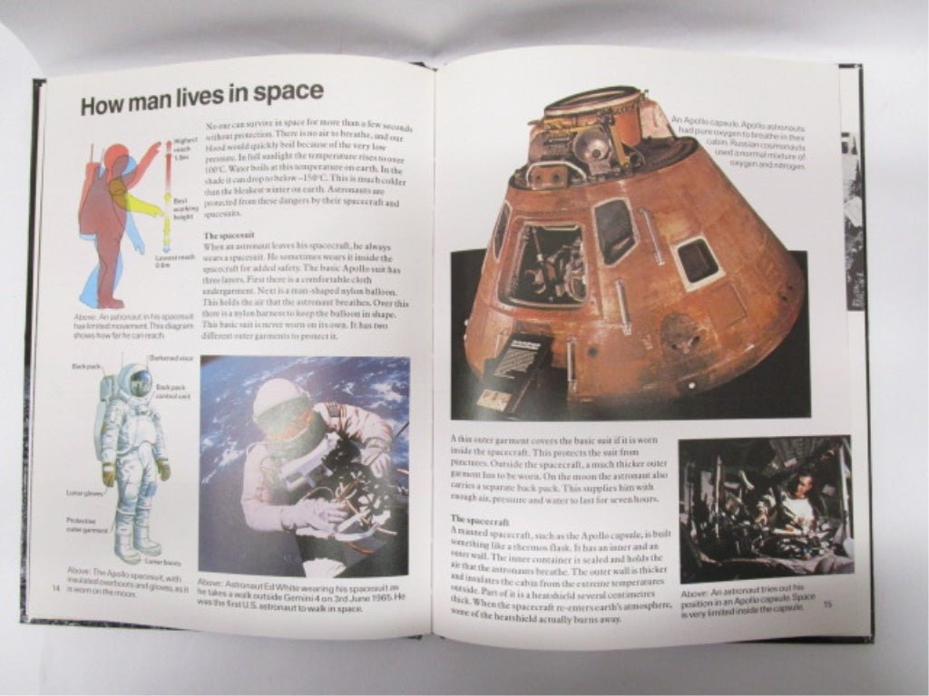 Man and the Moon 1979 Hardcover by John Becklake - Unique Collectibles
