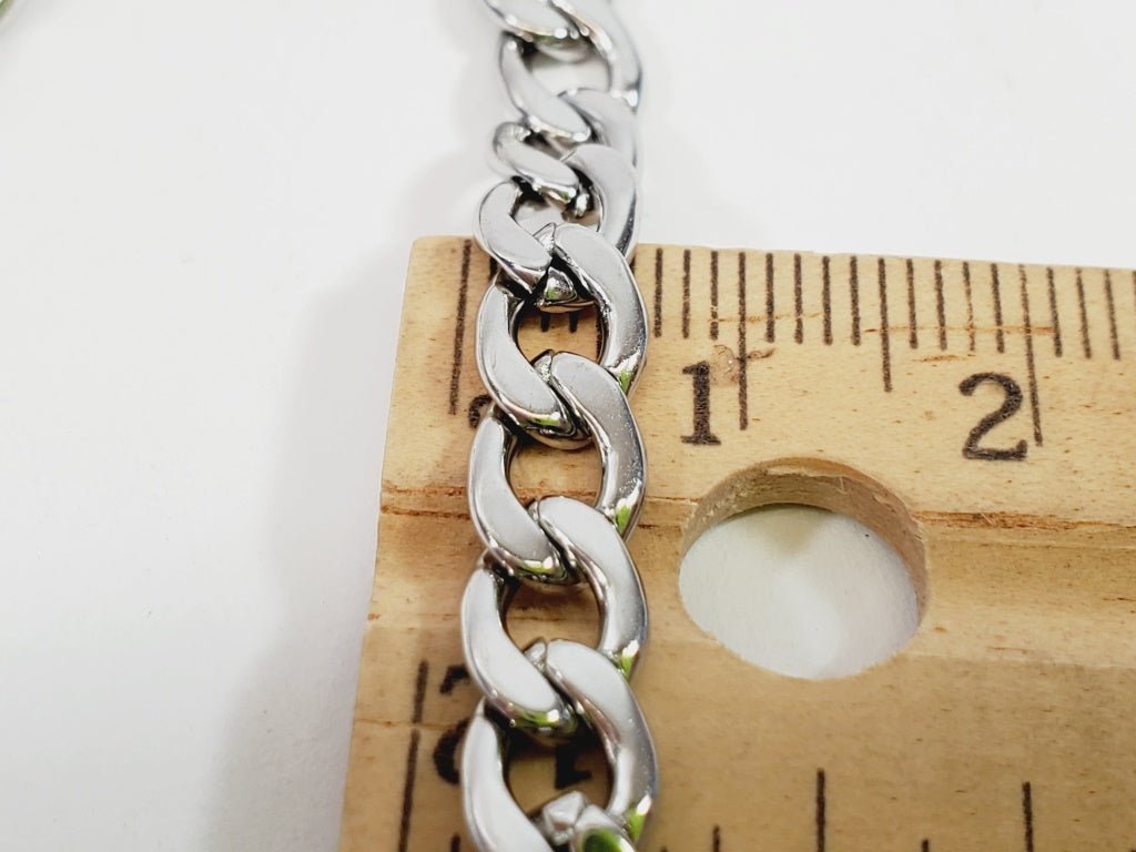 Stainless Steel Cuban Curb Bracelet 7" - Unique Collectibles