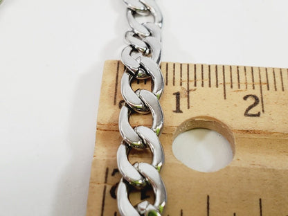 Stainless Steel Cuban Curb Bracelet 7" - Unique Collectibles