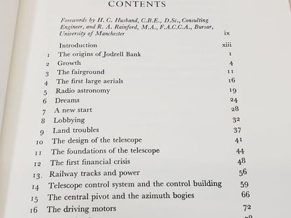 Story of Jodrell Bank Written by Sir Bernard Lovell 1968 Hardcover - Unique Collectibles