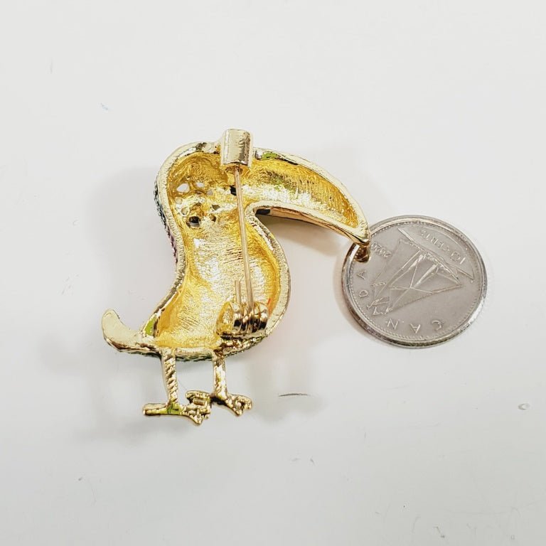 Toucan Bird Brooch - Unique Collectibles