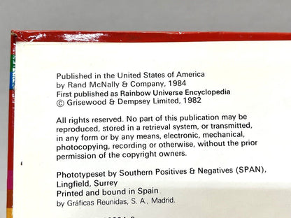 1984 Hardcover Rand McNally Astronomy Encyclopedia - Unique Collectibles