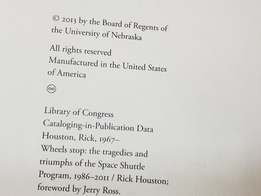 Wheels Stop: The Tragedies and Triumphs of the Space Shuttle Program, 1986–2011 - Unique Collectibles