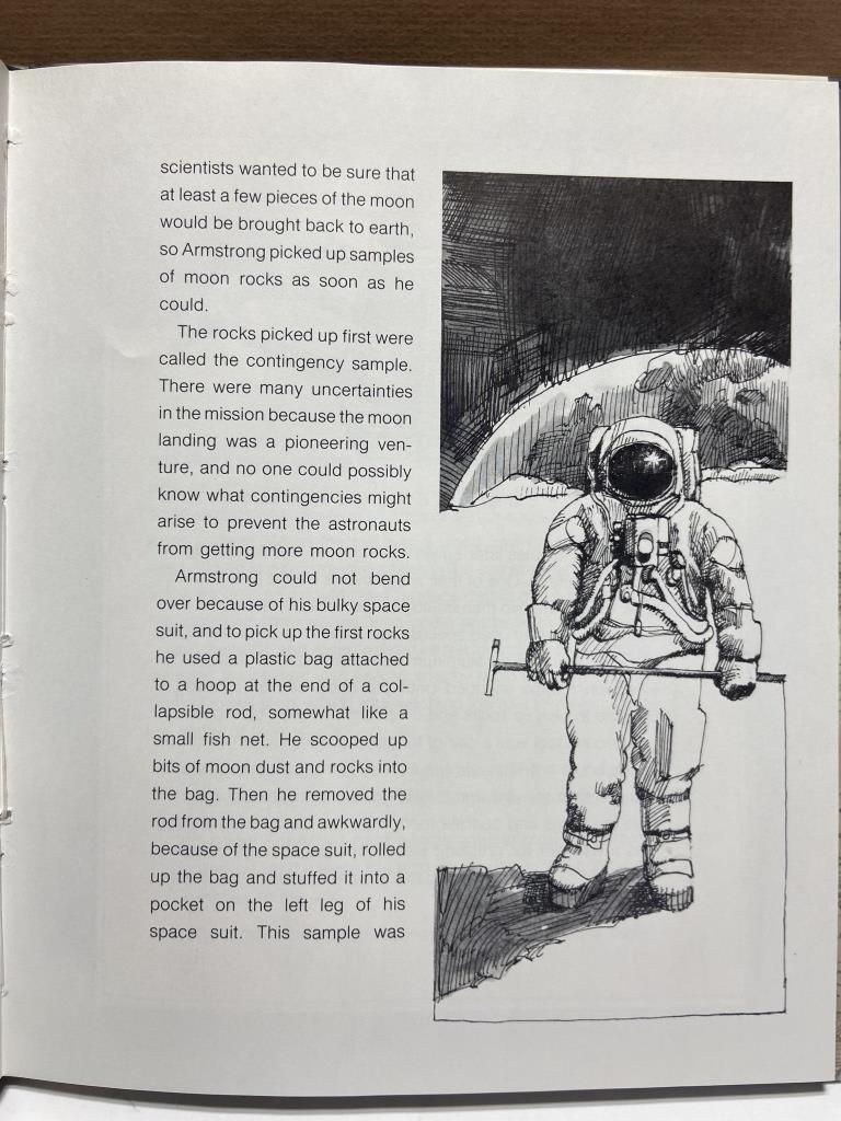 1972 BOOK Pieces of Another World Story of Moon Rocks by Franklyn M. Branley - Unique Collectibles