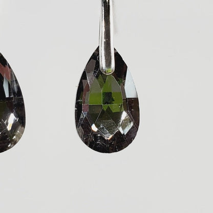 Black Crystal Earrings - Unique Collectibles