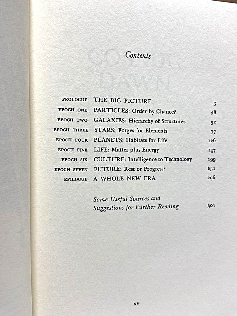 1981 BOOK Cosmic Dawn Origins of Matter & Life by Eric Chaisson - Unique Collectibles
