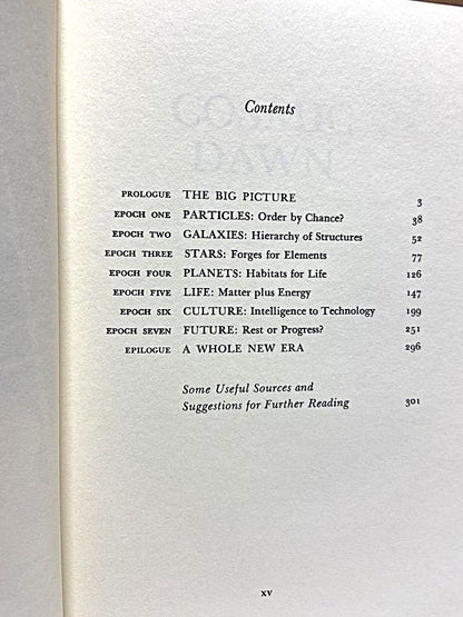 1981 BOOK Cosmic Dawn Origins of Matter & Life by Eric Chaisson - Unique Collectibles