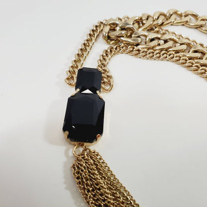 1980's Statement 16" Necklace with a 9" Pendant - Unique Collectibles