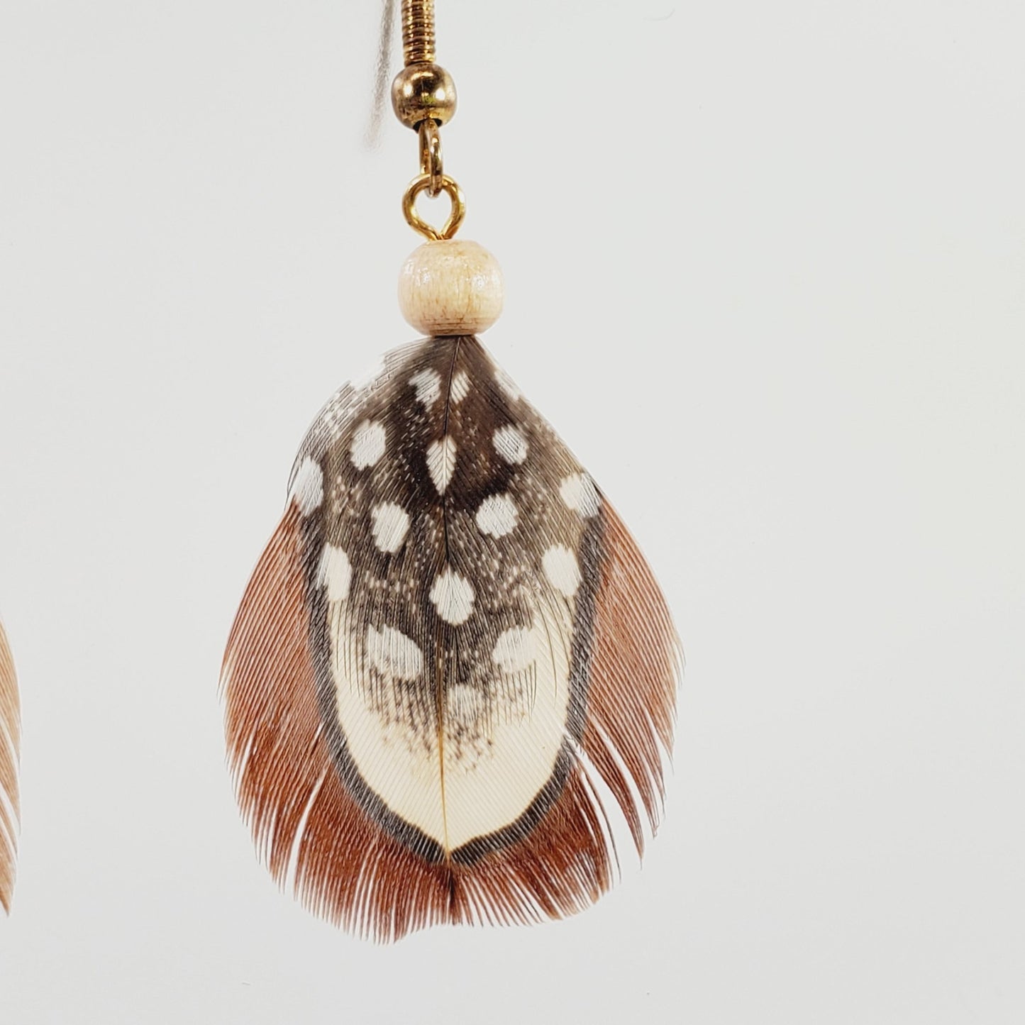 Real Feather Pierced Earrings - Unique Collectibles
