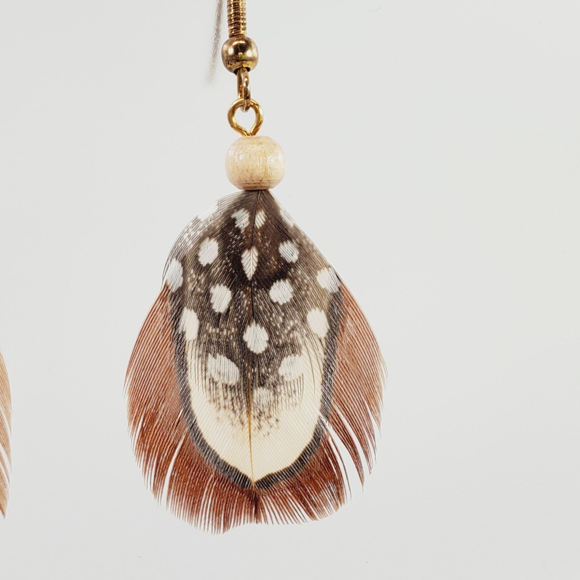 Real Feather Pierced Earrings - Unique Collectibles