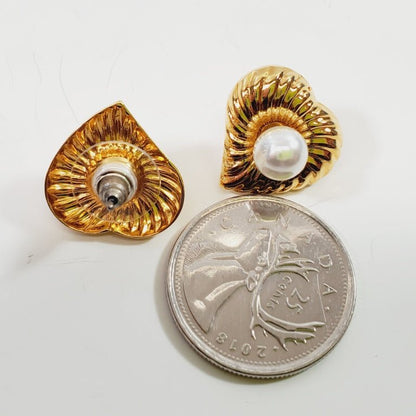 Heart Shaped Pierced Earrings - Unique Collectibles