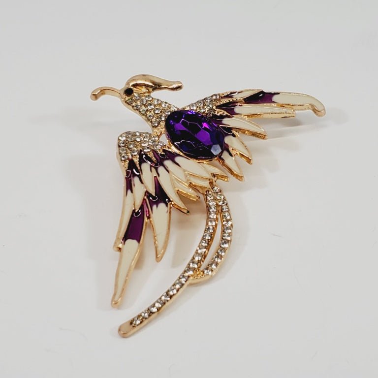 Fancy Bird Brooch - Unique Collectibles