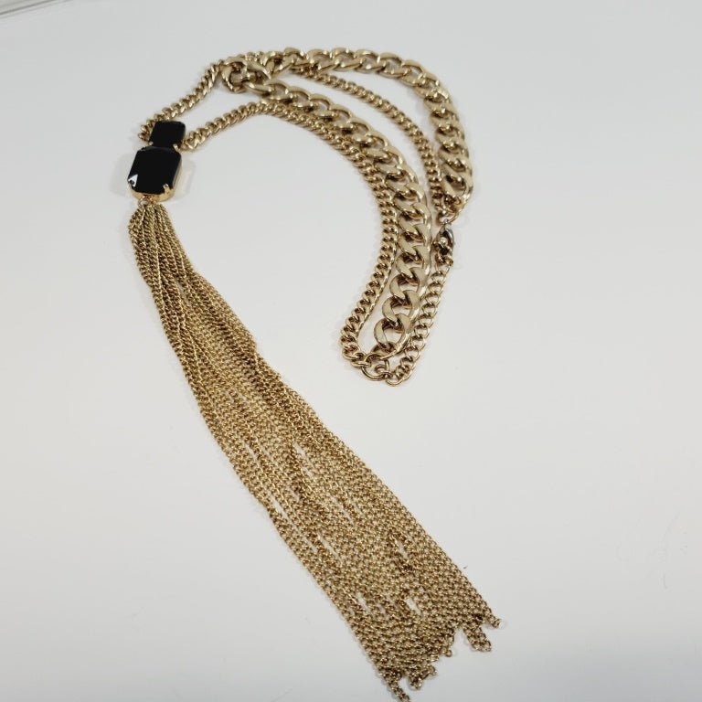 1980's Statement 16" Necklace with a 9" Pendant - Unique Collectibles