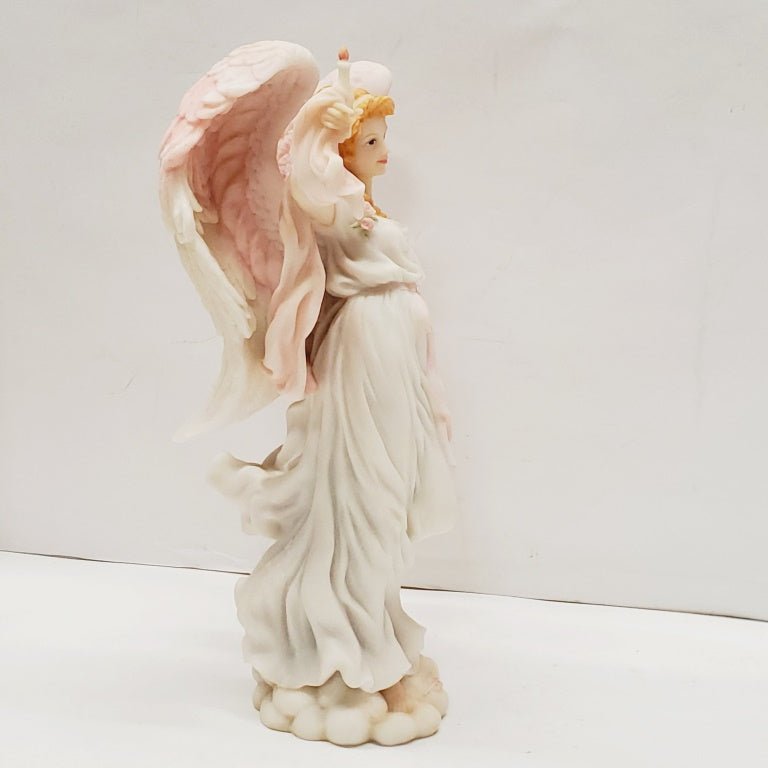 Seraphim Classics Angel by Roman Hope "Light in the Distance" Breast Cancer - Unique Collectibles