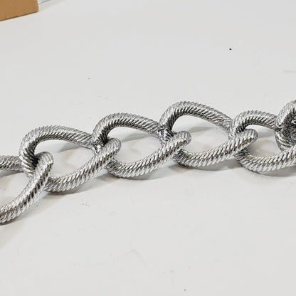 Metal Beads and Chain Necklace 24" - Unique Collectibles